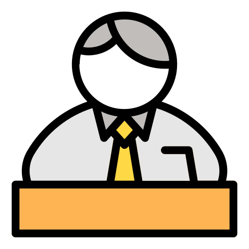 Lawyer Generic Outline Color icon