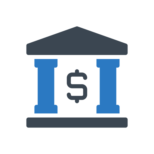 은행업 Generic Blue icon