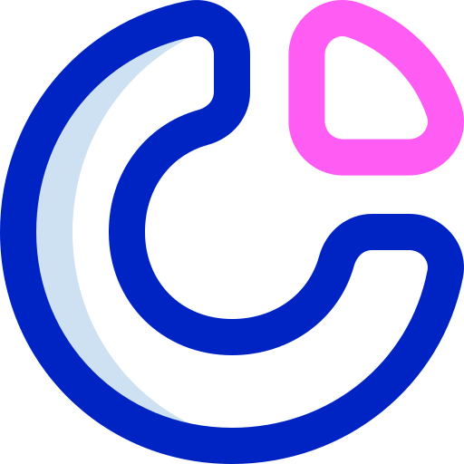 cirkeldiagram Super Basic Orbit Color icoon