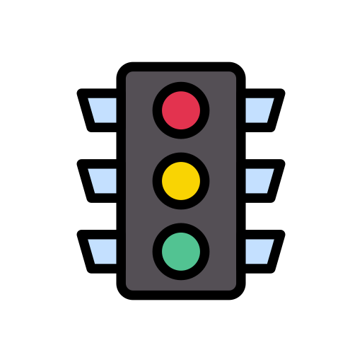 znak stopu Vector Stall Lineal Color ikona
