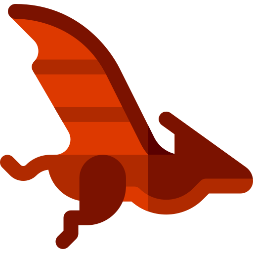 pterodáctilo Basic Rounded Flat icono