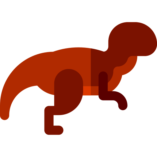メガロサウルス Basic Rounded Flat icon
