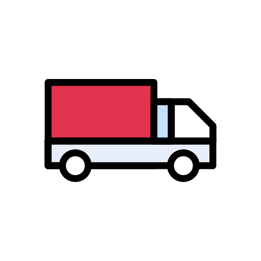 vrachtwagen Vector Stall Lineal Color icoon
