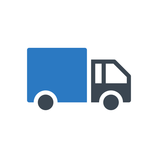Cargo truck Generic Blue icon