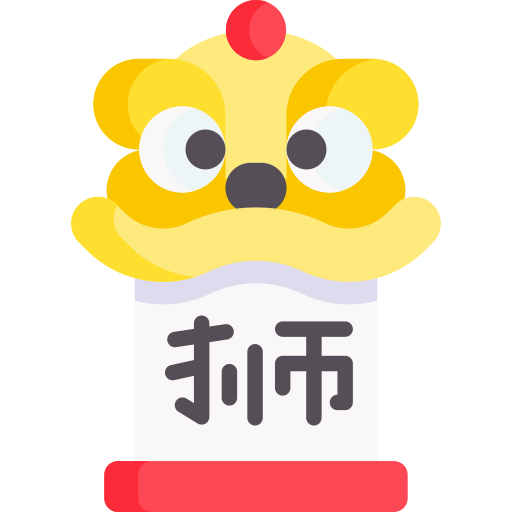 Lion dance Special Flat icon