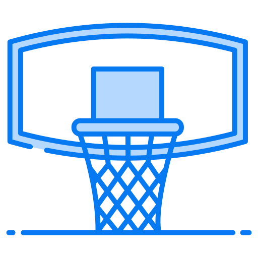 basketbal hoepel Generic Blue icoon