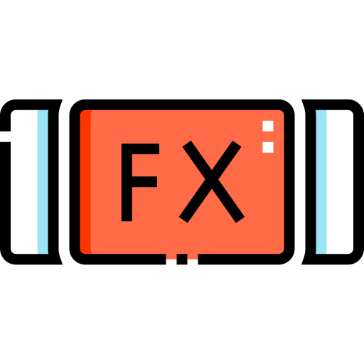 fx Detailed Straight Lineal color icon