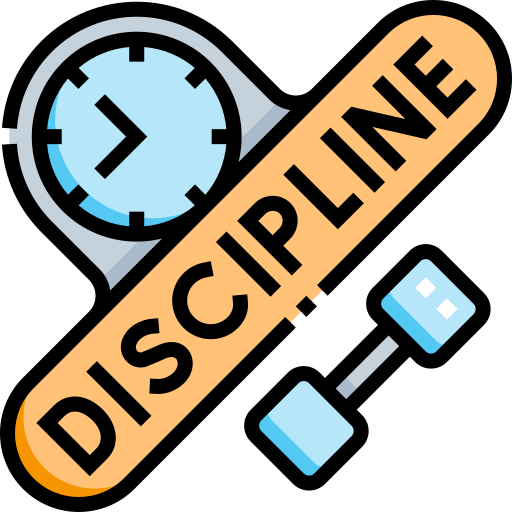 disciplina Detailed Straight Lineal color icono