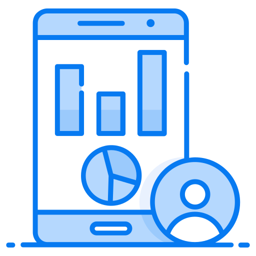 Data analysis Generic Blue icon