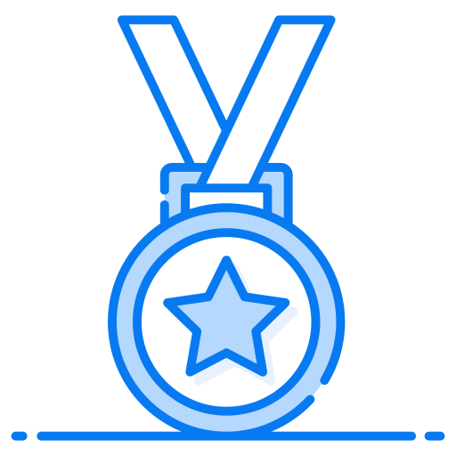 メダル Generic Blue icon