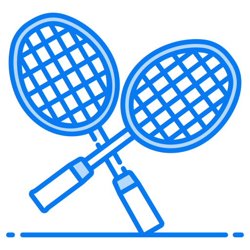 raquete de tênis Generic Blue Ícone