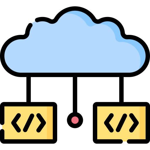 Cloud server Special Lineal color icon