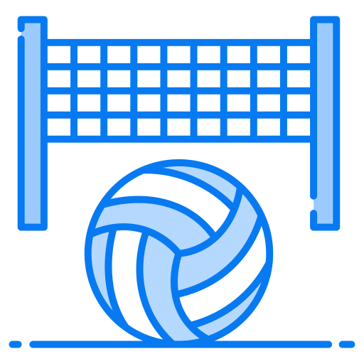 rete da pallavolo Generic Blue icona