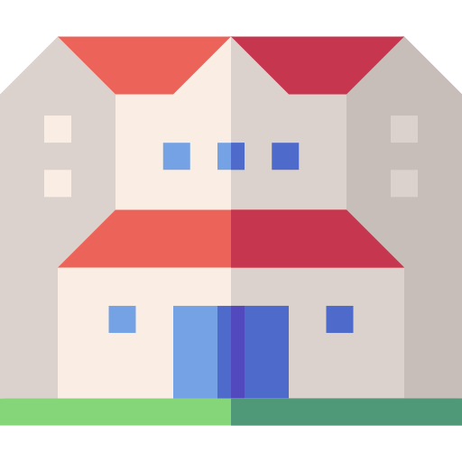 Mansion Basic Straight Flat icon