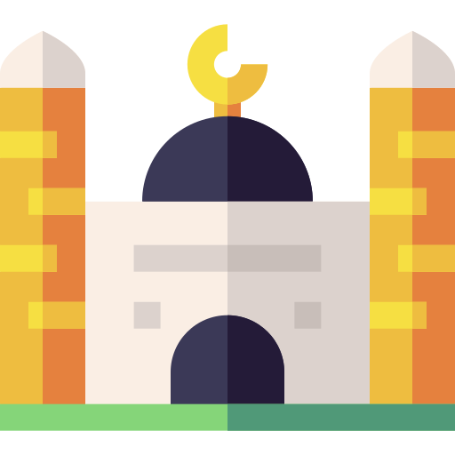 モスク Basic Straight Flat icon