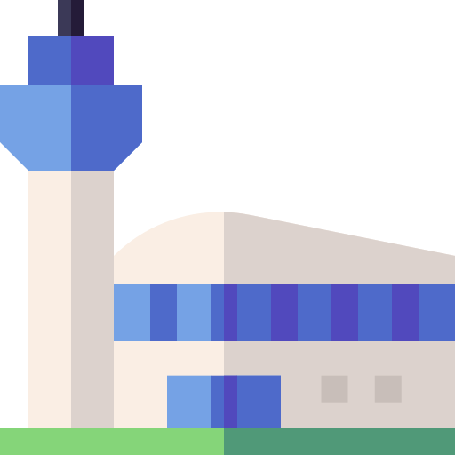 Аэропорт Basic Straight Flat иконка