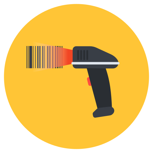 Barcode scanner Generic Circular icon