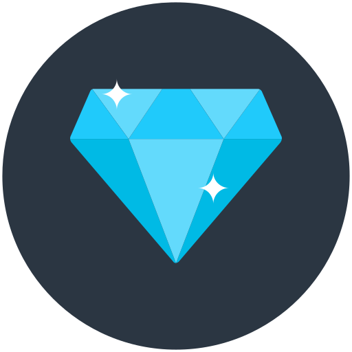 Diamond Generic Circular icon