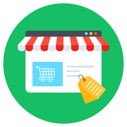 Online shopping Generic Circular icon