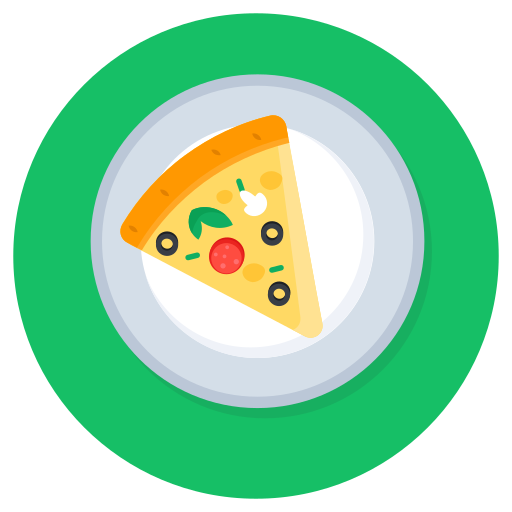 fetta di pizza Generic Circular icona