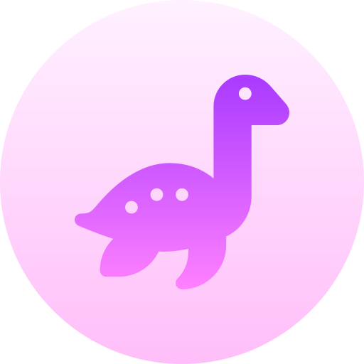 Плезиозавр Basic Gradient Circular иконка