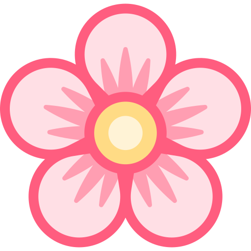 Sakura Detailed color Lineal color icon