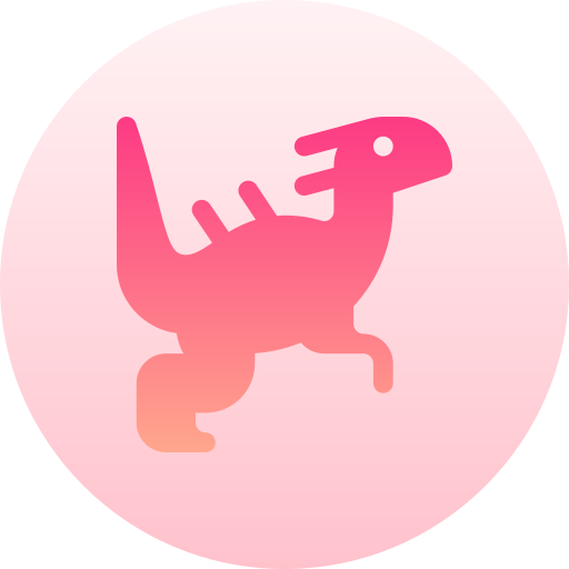 ヘレラサウルス Basic Gradient Circular icon