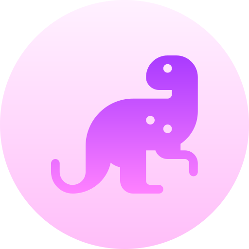 Iguanodon Basic Gradient Circular icon