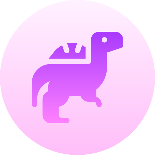 Spinosaurus Basic Gradient Circular icon