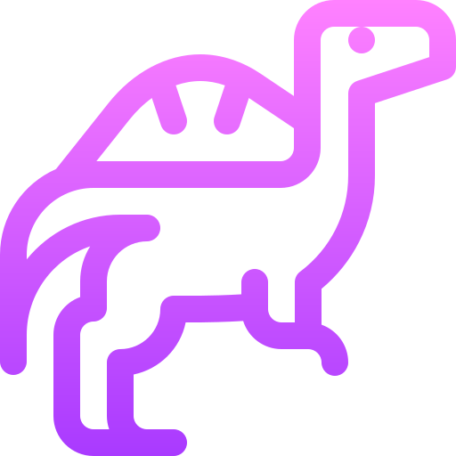 spinosaurus Basic Gradient Lineal color icon