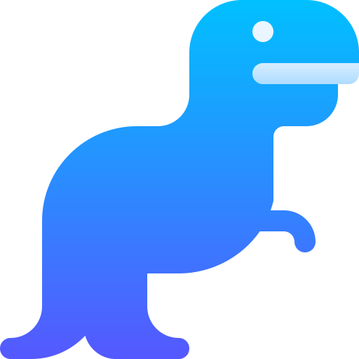 Tyrannosaurus rex Basic Gradient Gradient icon