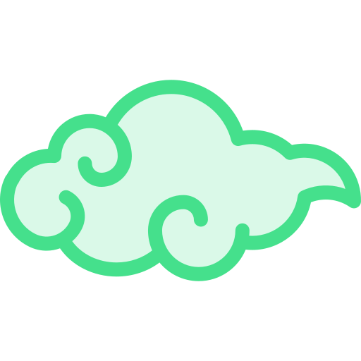 chmura Detailed color Lineal color ikona