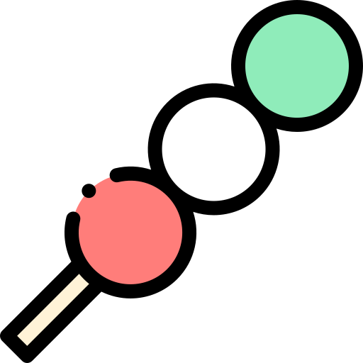 だんご Detailed Rounded Lineal color icon