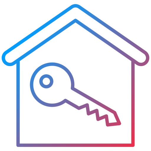 家の鍵 Generic Gradient icon