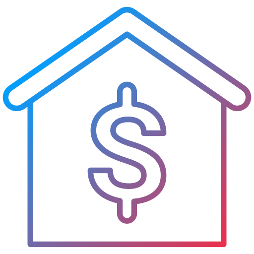 House price Generic Gradient icon