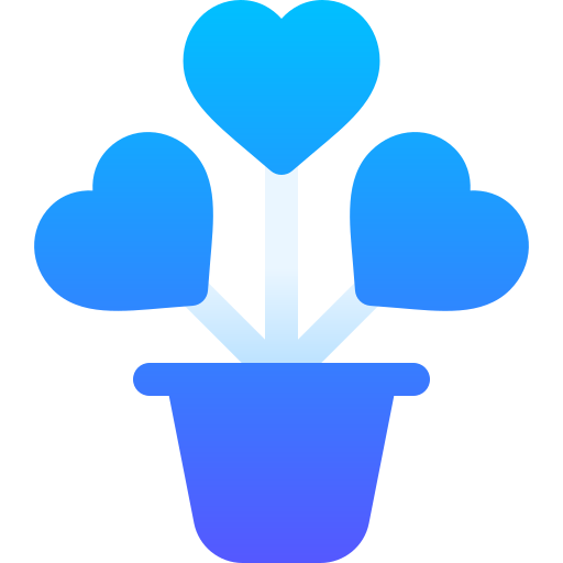 Растение Basic Gradient Gradient иконка