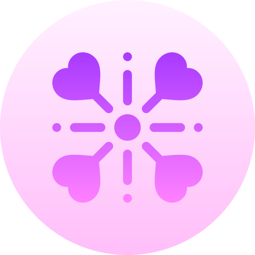 fajerwerki Basic Gradient Circular ikona