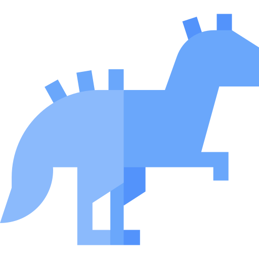 herrerasaurus Basic Straight Flat icoon