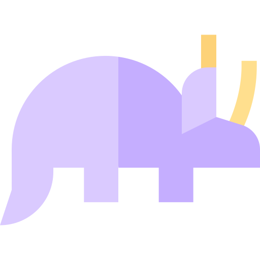 styracosaurus Basic Straight Flat icono