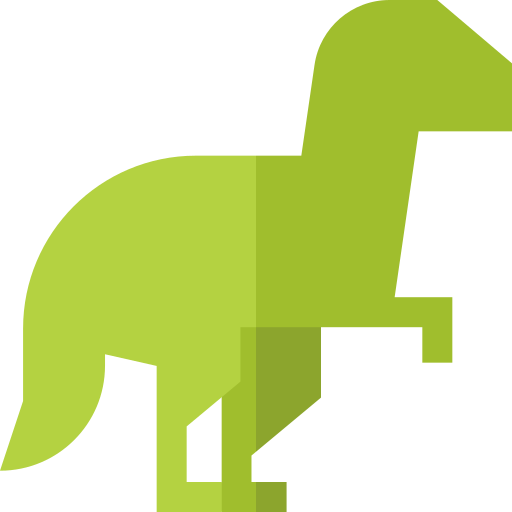 tyranozaur Basic Straight Flat ikona