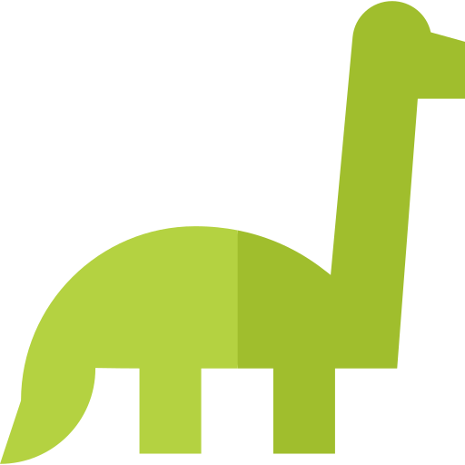 brachiosaurus Basic Straight Flat icon