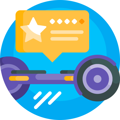 Hoverboard Detailed Flat Circular Flat icon