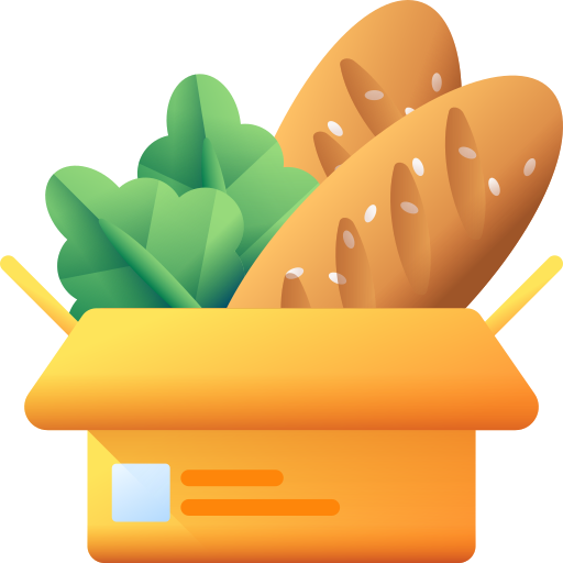 食べ物 3D Color icon
