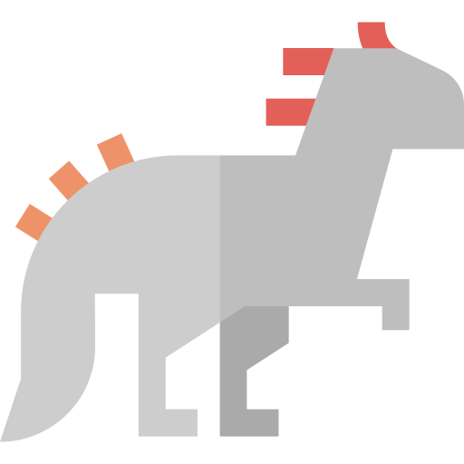 Allosaurus Basic Straight Flat icon