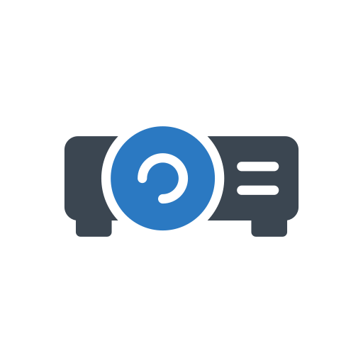 Projector device Vector Stall Flat icon