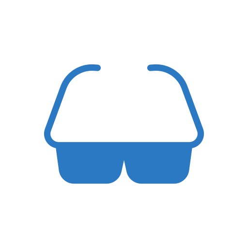 gafas de realidad virtual Vector Stall Flat icono