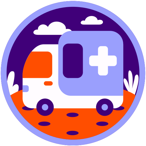 救急車 Generic Circular icon