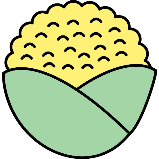 coliflor Generic Thin Outline Color icono