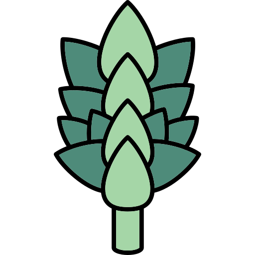 alcachofa Generic Thin Outline Color icono