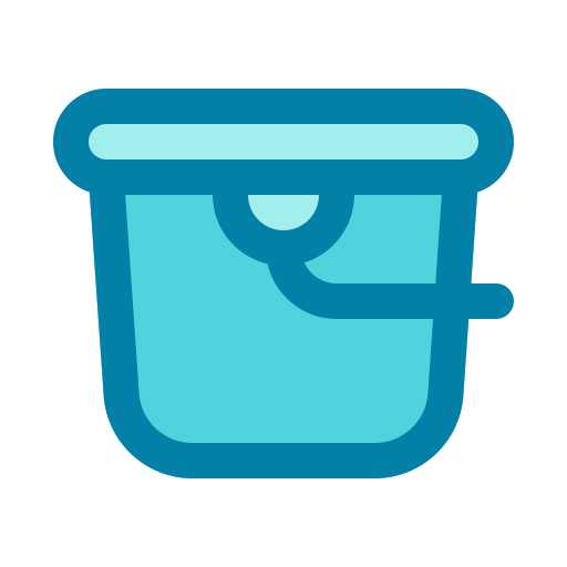 Bucket Generic Blue icon